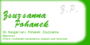 zsuzsanna pohanek business card